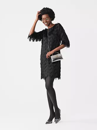 OROBLU | Medias de moda "Diamo" (Negro/Plata) |